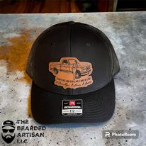 Business Logo Hats w/Leatherette Patch