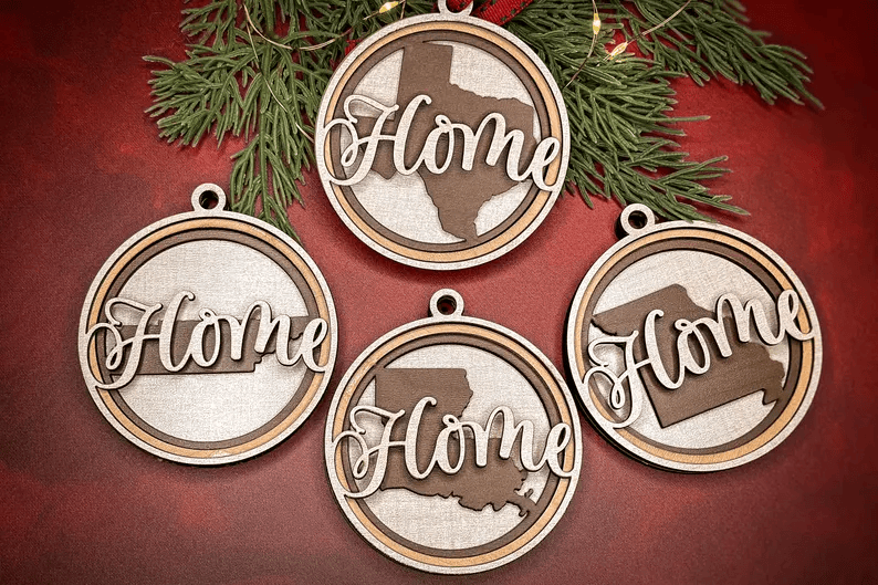 Home State Christmas Ornament